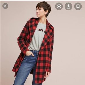 Anthropologie flannel jacket